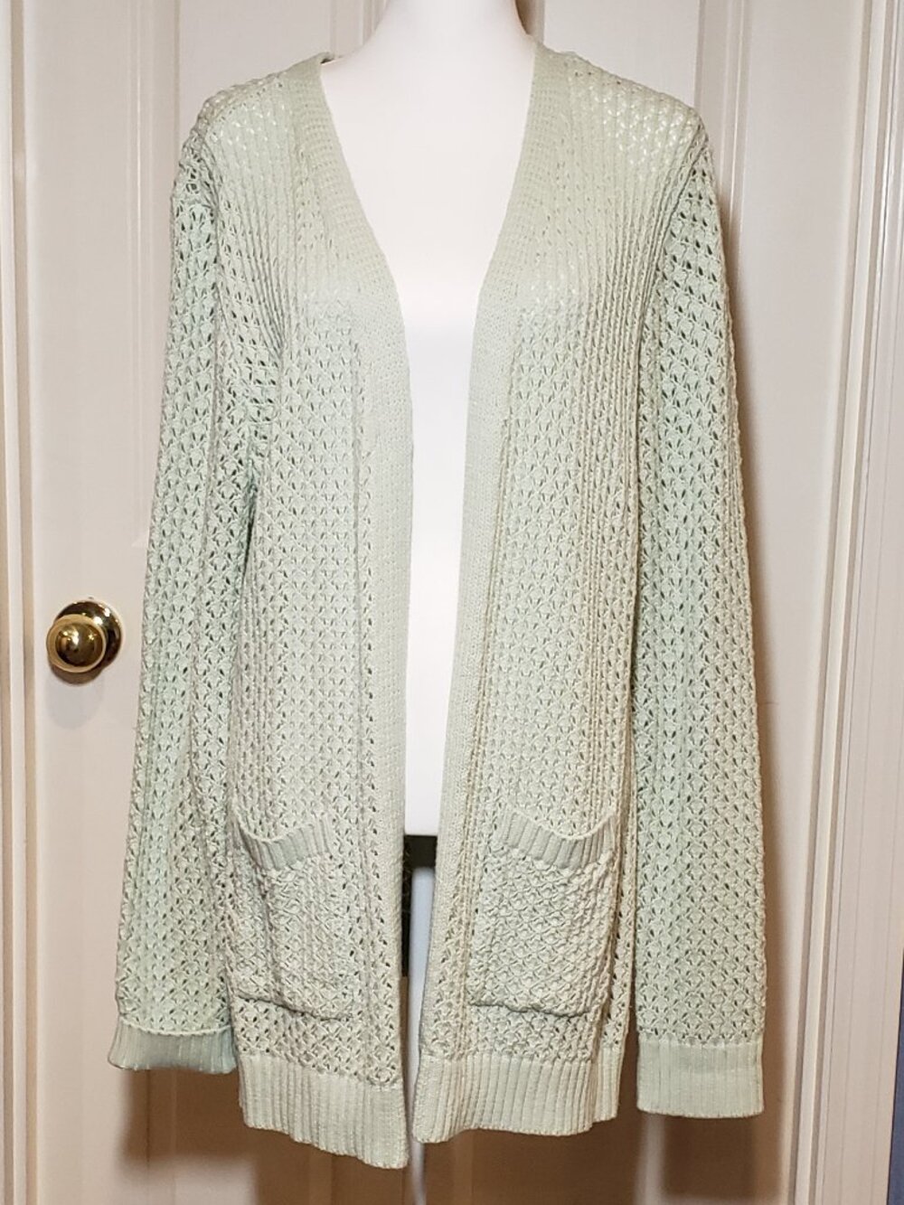 Mint Green cardigan by Love Ellie size XXL